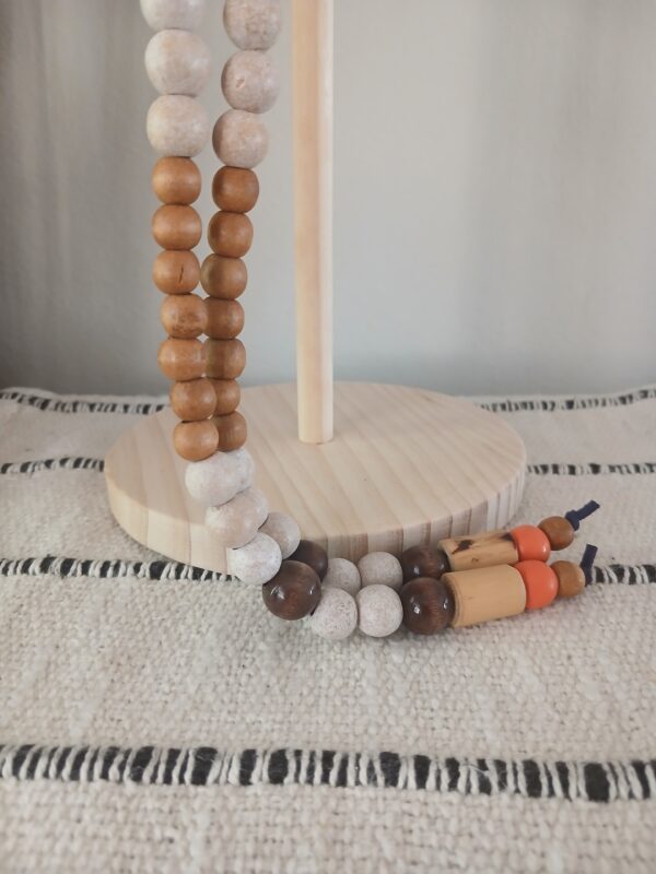 Wooden earrings E001