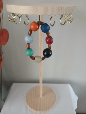 B0041 Wooden beads wrist bracelet B004