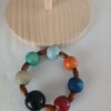 Wooden beads wrist bracelet B004