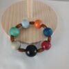 Wooden beads wrist bracelet B004