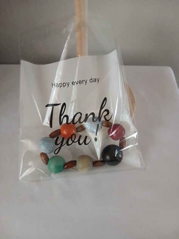 Wooden beads wrist bracelet B004