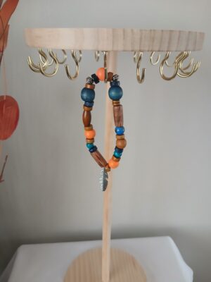 B0061 Wooden beads wrist bracelet B006
