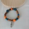 B0064 Wooden beads wrist bracelet B006