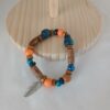 B0065 Wooden beads wrist bracelet B006
