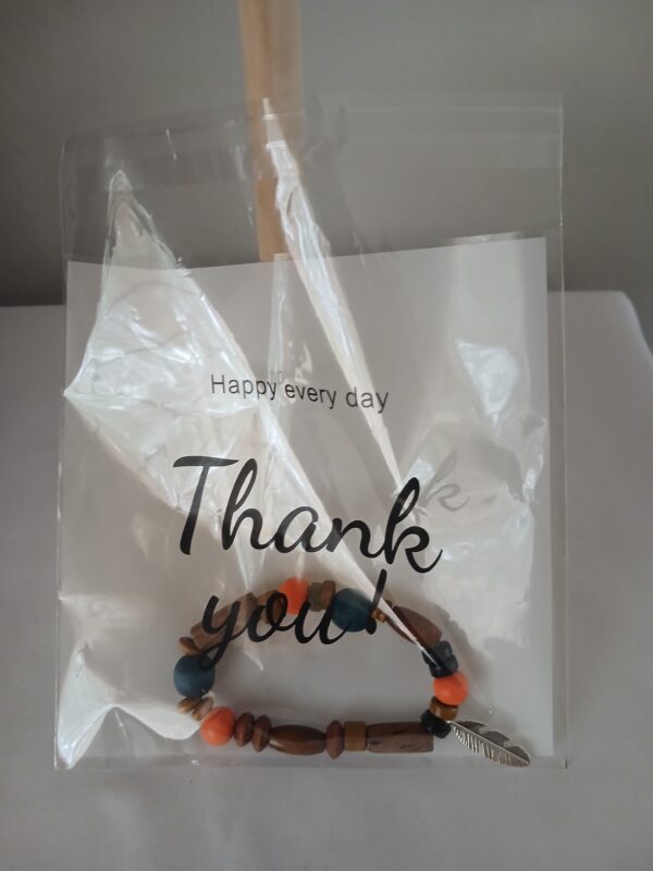 B0076 Wooden beads wrist bracelet B007