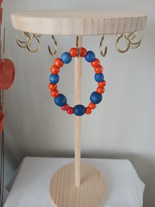 B0091 Wooden beads wrist bracelet B009
