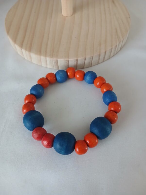 B0093 Wooden beads wrist bracelet B009