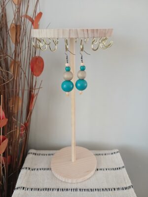 Wooden earrings E002