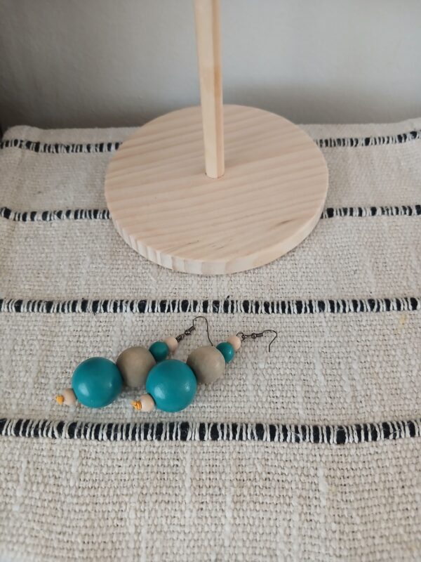 E0023 Wooden earrings E002