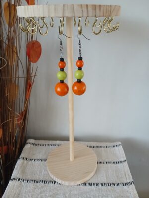 Wooden earrings E003