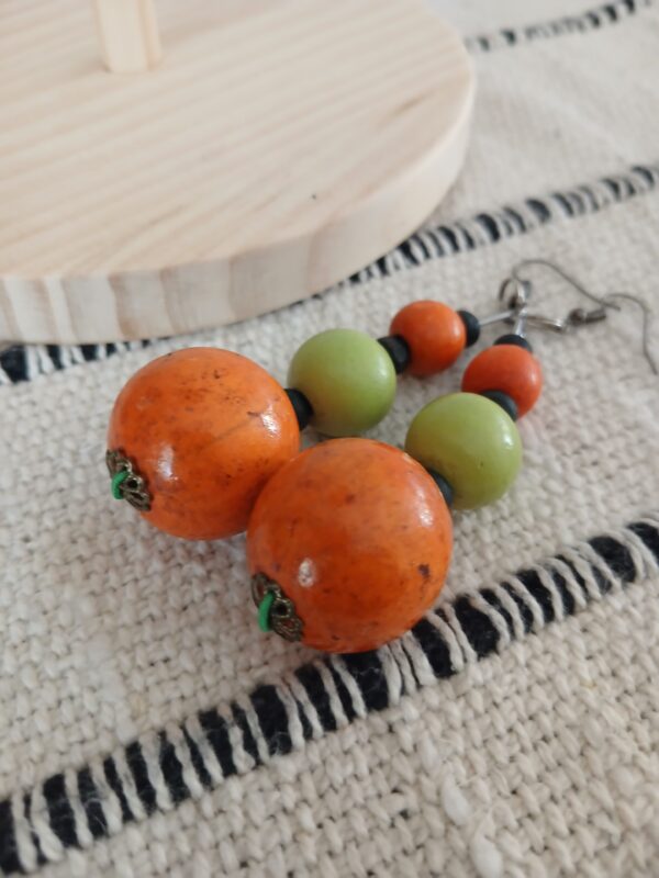 E0033 Wooden earrings E003