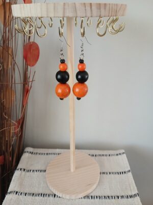 Wooden earrings E004