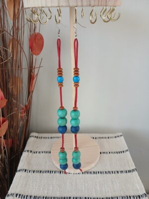 Wooden earrings E005