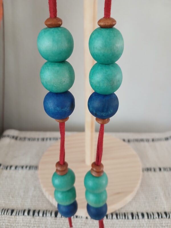 Wooden earrings E005