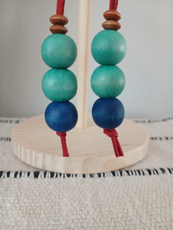 Wooden earrings E005
