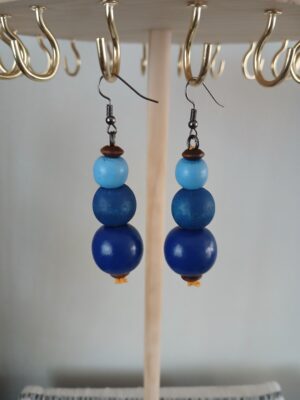 Wooden earrings E006