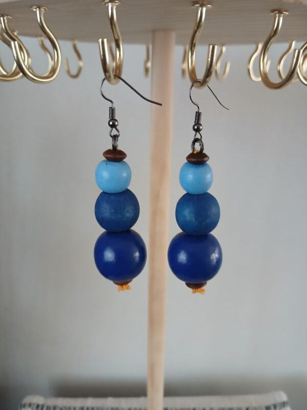 Wooden earrings E006