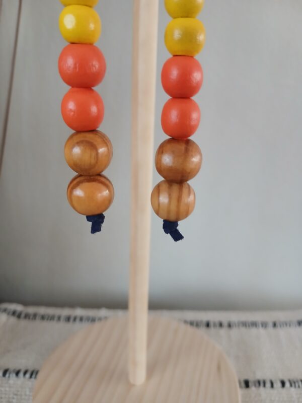 Wooden earrings E007