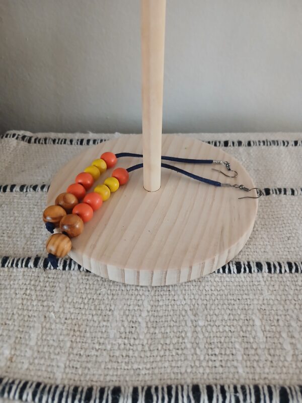 Wooden earrings E007