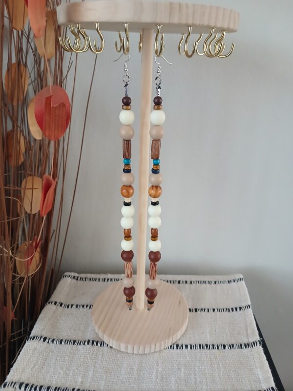 Wooden earrings E008