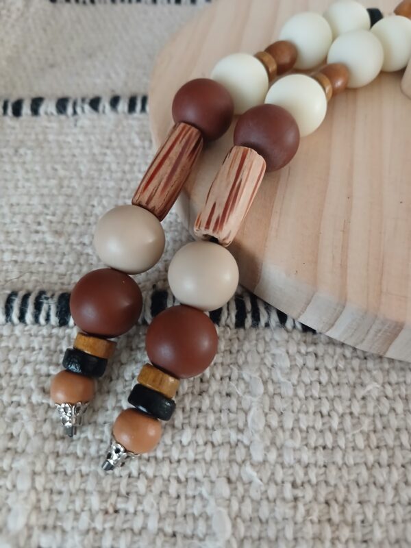 Wooden earrings E008