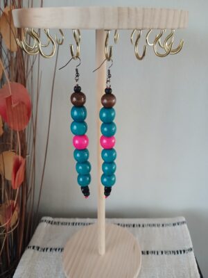 Wooden earrings E009