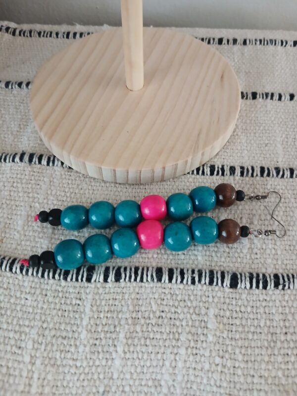 Wooden earrings E009