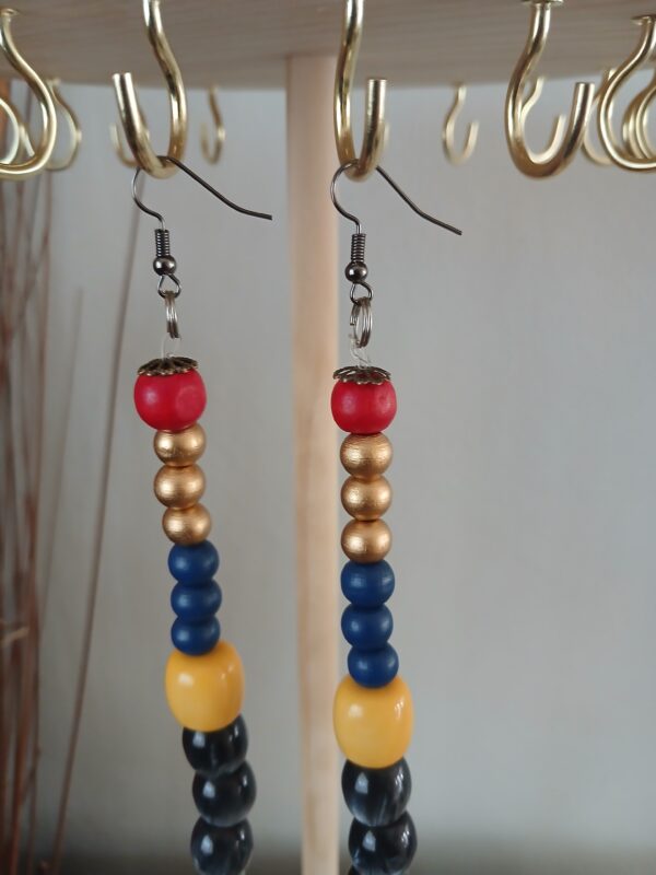 E0102 Mixed beads earrings E010