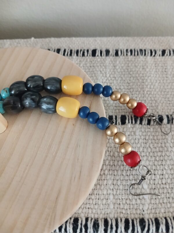 E0103 Mixed beads earrings E010
