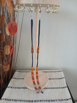 Wooden earrings E011