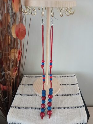 Wooden earrings E012