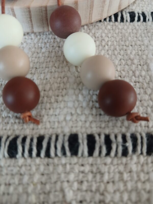 Wooden earrings E013
