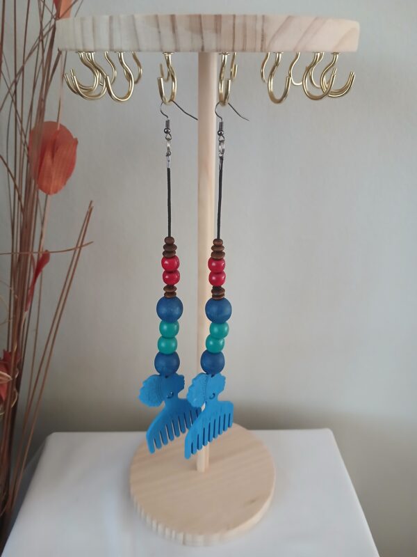 E0141 Wooden earrings E014
