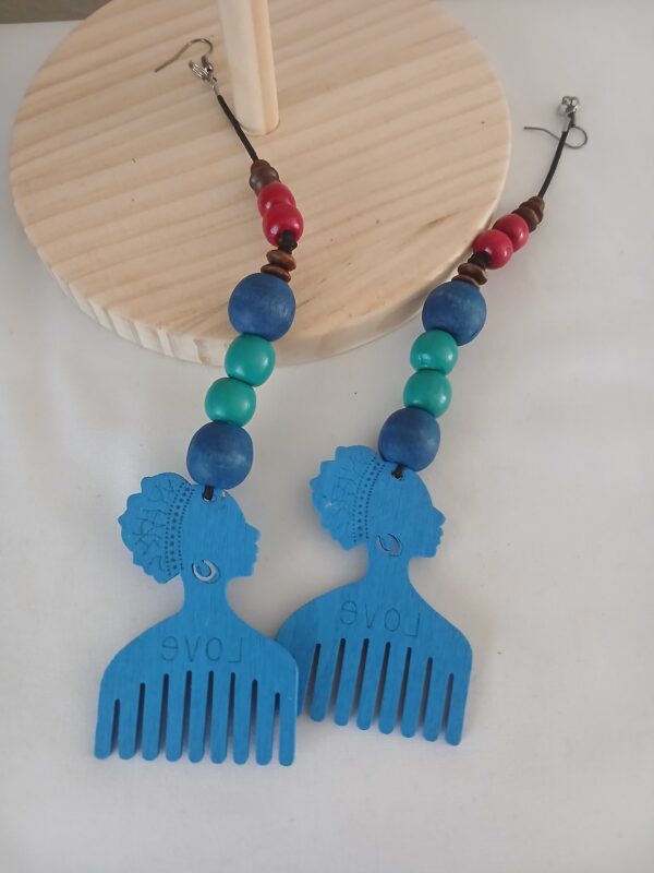 E0144 Wooden earrings E014
