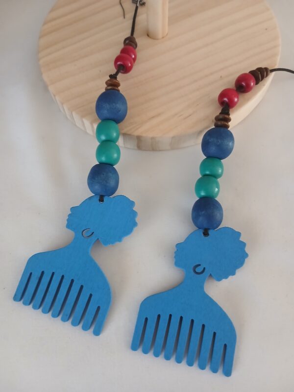 E0145 Wooden earrings E014