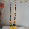 Wooden earrings E015