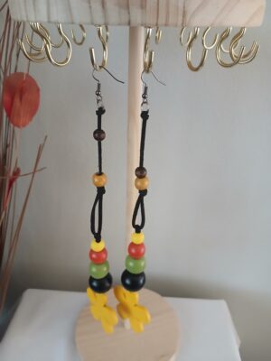 E0151 Wooden earrings E015