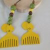 Wooden earrings E016