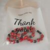 N0176 Red magnesite stretch necklace N017